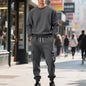 Men's Loose-Fit Casual Sports Crew-Neck Sweater And Pants Set