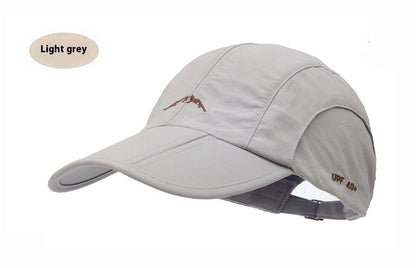 Spring And Summer Rainproof Quick-drying Cap Breathable Men's And Women's Outdoor Sports