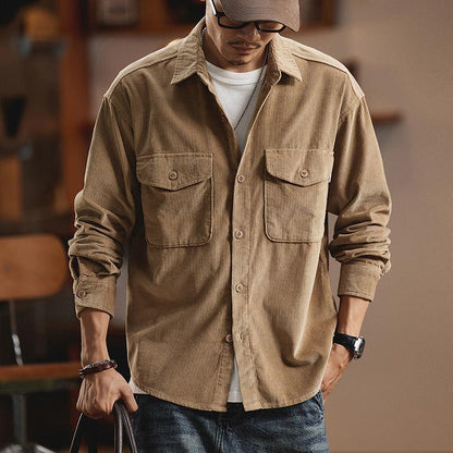 American Retro Heavyweight Work Jacket For Men