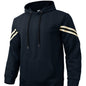 Jacquard-woven Thermal Outdoor Sports Trendy Hooded Hoodie For Men