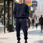 Men's Loose-Fit Casual Sports Crew-Neck Sweater And Pants Set