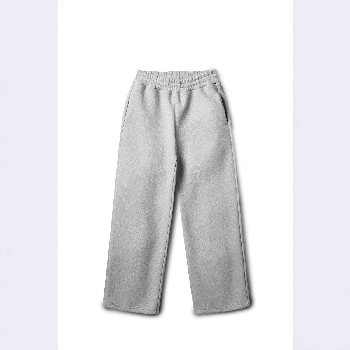 Unisex Fleece Comfortable Elastic Waistband Sweatpants
