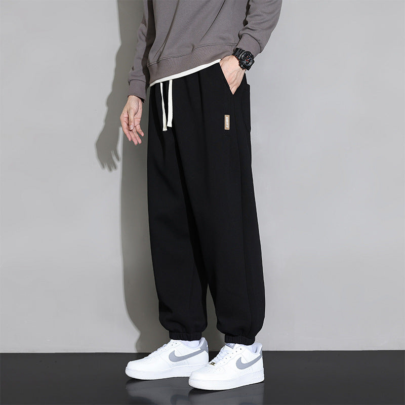 Men's Loose Thin Looking Extra Large Plus Casual Sports Trousers
