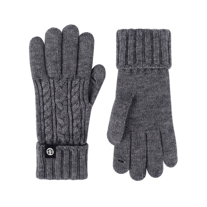 Knitted Gloves For Winter Outdoor Cycling