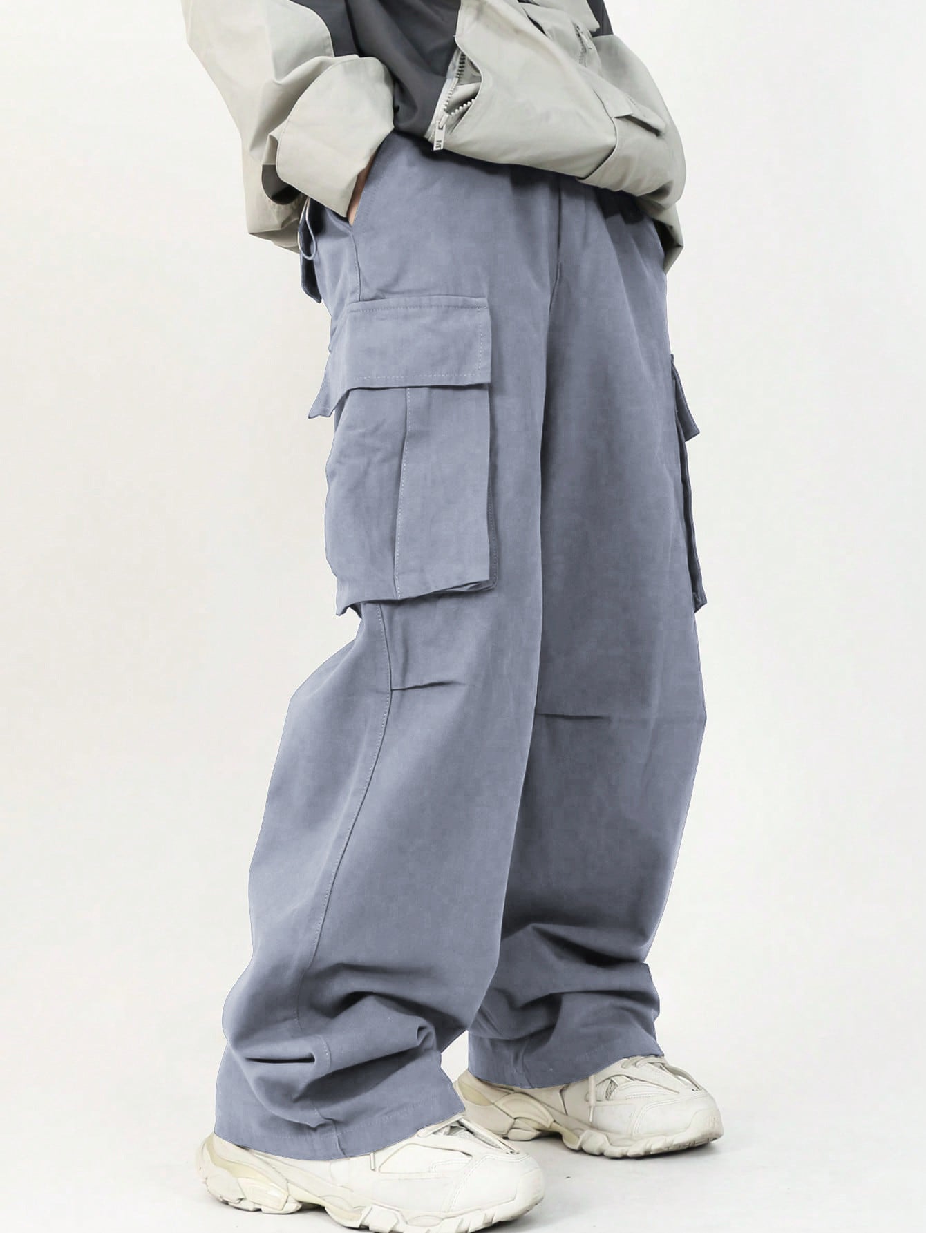 Casual Loose Three-dimensional Pocket Fried Street Overalls