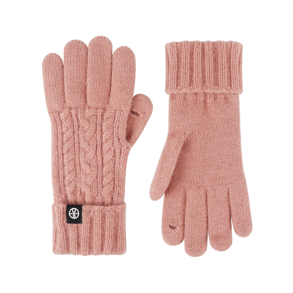 Knitted Gloves For Winter Outdoor Cycling