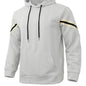 Jacquard-woven Thermal Outdoor Sports Trendy Hooded Hoodie For Men