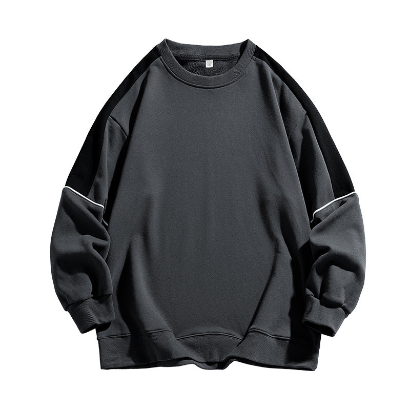 New Men's Long-sleeve Crewneck Pullover Hoodie