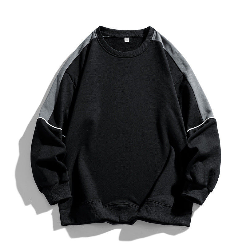 New Men's Long-sleeve Crewneck Pullover Hoodie