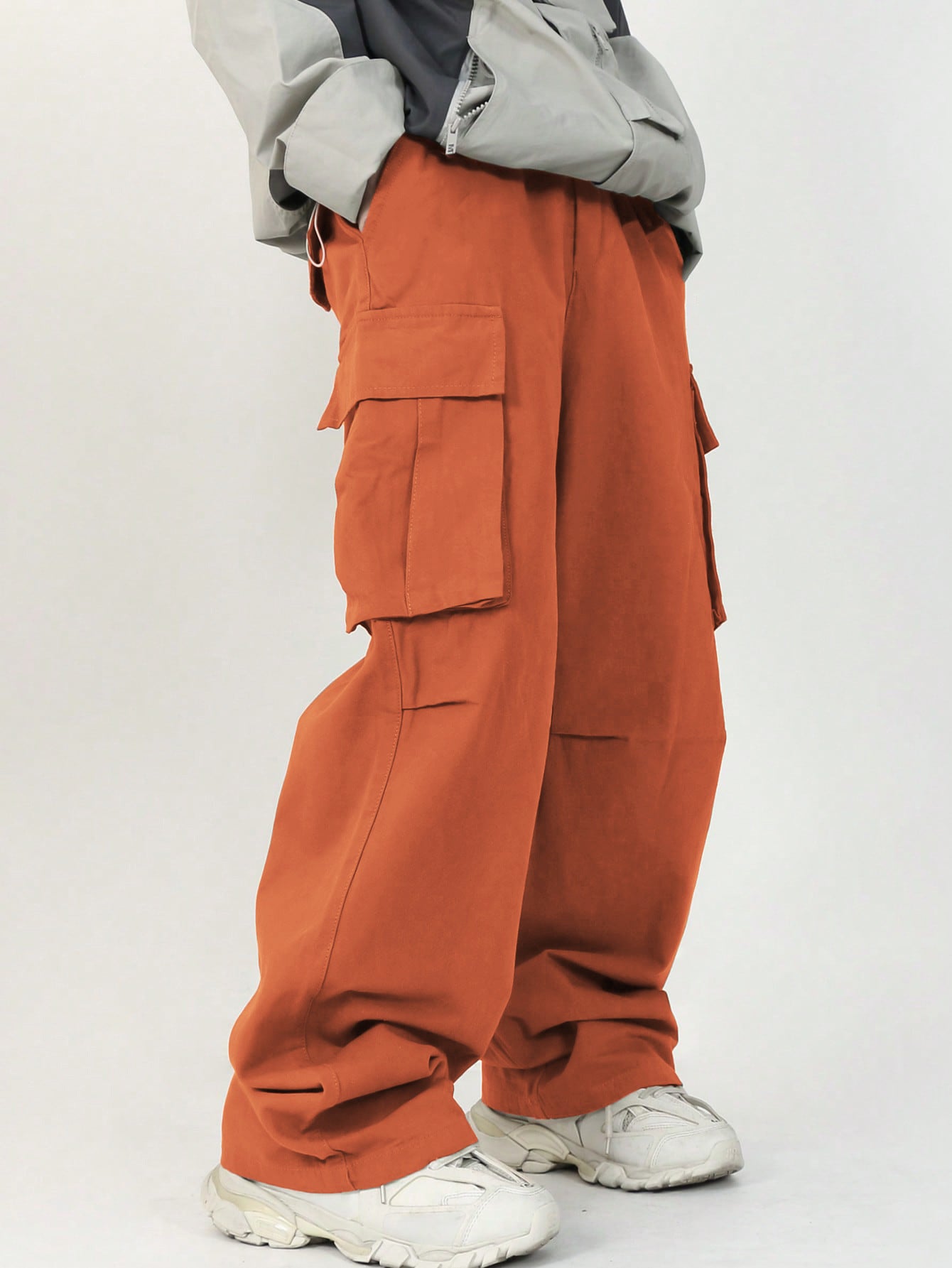 Casual Loose Three-dimensional Pocket Fried Street Overalls