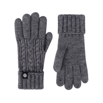 Knitted Gloves For Winter Outdoor Cycling