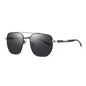 Sunglasses Men's Driving Metal Aluminum Magnesium Spectacle Foot UV Protection Large Rim Sunglasses